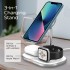 Зарядний пристрій 15W 3-in-1 Magnetic Wireless Fast Charger white Energizer (WCP303)