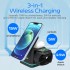 Зарядний пристрій 15W 3-in-1 Magnetic Wireless Fast Charger black Energizer (WCP307)