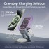 Зарядний пристрій 15W 3-in-1 Magnetic Wireless Fast Charger Gray Vention (FGFH0)
