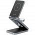 Зарядний пристрій 15W 3-in-1 Magnetic Wireless Fast Charger Gray Vention (FGFH0)