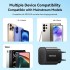 Зарядний пристрій 1xUSB-C 20W + USB-C cable М-М Black Vention (G16B0-EU)