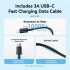 Зарядний пристрій 1xUSB-C 20W + USB-C to Lightning cable М-М Black Vention (G17B0-EU)