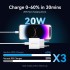 Зарядний пристрій 1xUSB-C 20W + USB-C to Lightning cable М-М White Vention (G17W0-EU)