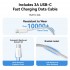 Зарядний пристрій 1xUSB-C 30W + USB-C cable М-М White Vention (G18W0-EU)