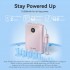 УМБ Vention 10000mAh 22,5W PD, QC USB-A/2xUSB-C In/Out Pink