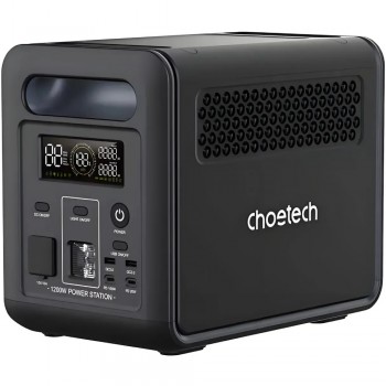Зарядна станція Choetech BS068 1200Вт (1024Вт/г) AC,LiFePo4,MPPT, UPS, USB-C PD100 Вт