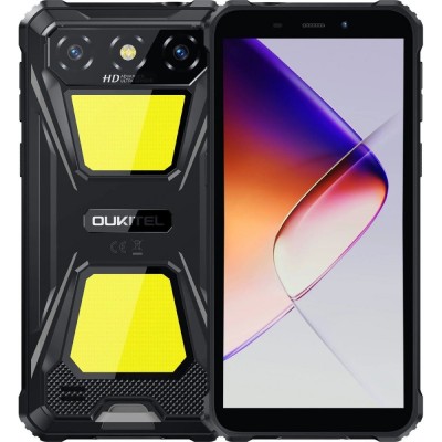 Смартфон Oukitel G5 6" HD+ /4GB/128GB T310 /6300mAh /Ліхтар/13+5Мп/ IP69K/Black