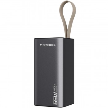 УМБ Wozinsky 30000mAh K65+ 65W PD,QC USB-A,2xUSB-C Gray
