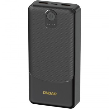 УМБ Dudao 10000mAh K10 12W 2xUSB-A,USB-C (IN) Black