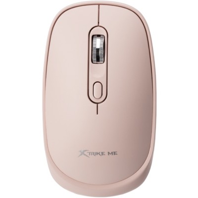 Мишка XTRIKE ME GW-119, бездротова Bluetooth+2.4G, 1600dpi., 4кн., Silent, Рожева