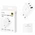 Зарядний пристрій 3xUSB 67W, (GaN, 1хUSB-C, QC+PD 3.0, вилка ЄС, для iPhone 12) , Cudy (CH67_EU)