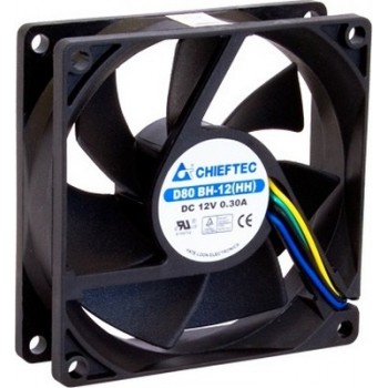 Вентилятор  80мм CHIEFTEC Thermal Killer AF-0825PWM,80мм,2700 об/мин,4pin PWM/Molex,35dBa AF0825PWM