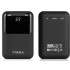 УМБ Vinga 10000 mAh Display soft touch black (BTPB0310LEDROBK) Дисплей 2 входи: Micro USB 5 В і током 2 А і USB Type-C також 5V, 2А