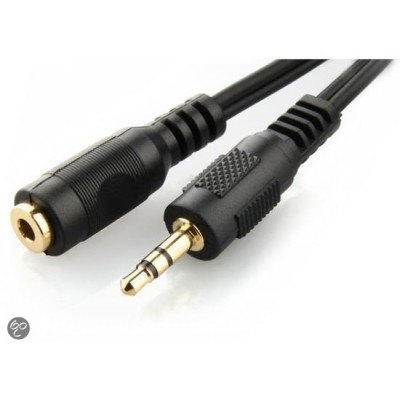 Аудіо-кабель удлинитель 3.5mm  5m (3.5мм-3.5мм) GEMBIRD (CCA-421S-5M)