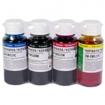 Чернила Canon  ColorWay PGI-510/ CLI521 (4х100) BK/ С/ M/ Y (CW-CW520/ CW521SET01) 4*100 г CWCW520/CW521SET01
