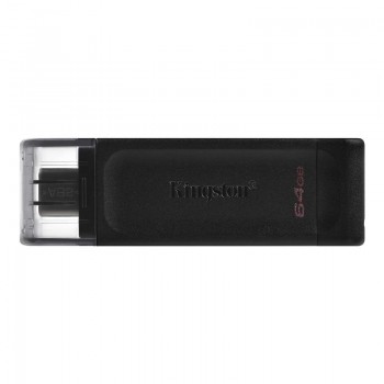 USB флеш 3.2 64GB Type-C Kingston DataTraveler 70 Black (DT70/64GB) !!!!!  ЛИШЕ Type-C  !!!!!!!