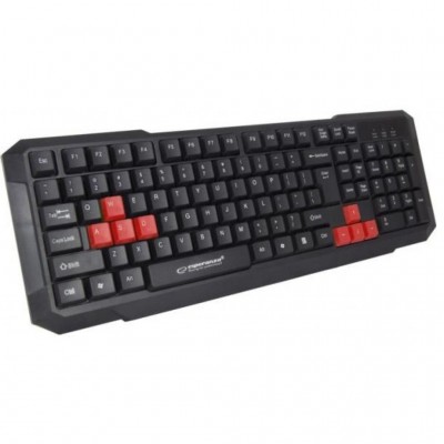 Клавіатура ESPERANZA Keyboard EGK102 Red USB (EGK102RUA)