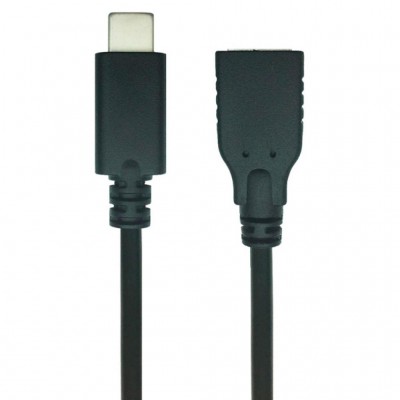 Кабель OTG USB 2.0 AF to Type-C 0.1m REAL-EL (EL123500017)