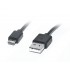 Кабель USB 2.0 AM to Micro 5P 0.6m Pro black REAL-EL (EL123500021)