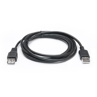 Кабель USB (AM/AF) 2м (удлинитель)  Pro black REAL-EL (EL123500028)