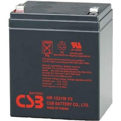 Аккумуляторная батарея 12 В, 5 Ач  CSB В (HR21W)  HR1221W