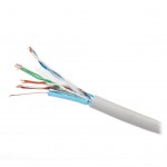Кабель UTP 305м, cat 5e, CCA, 4 pairs, 24AWG, PVC, grey (KDUT8001-CCA) KINGDA