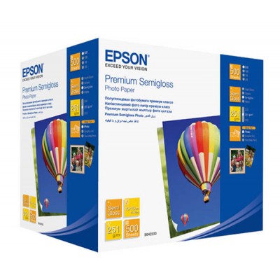 бумага Epson 10x15 250g  Premium Semiglossy Photo Paper, 500л.