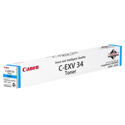 Тонер Canon  CANON C-EXV34 Cyan (для iRC2020/ 2030) (3783B002) 3783B002