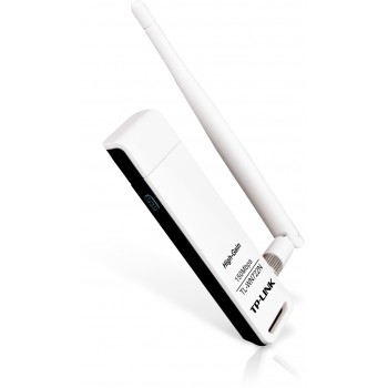 WiFi-адаптер USB TP-LINK TL-WN722N Wi-Fi 802.11n USB 150Mbps  (антена, що знімається)