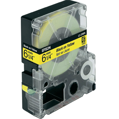 Картридж с лентой Epson LK2YBP принтеров LW-300/400/400VP/700 Pastel Blk/Yell 6mm/9m