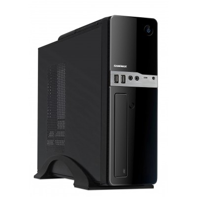 Корпус GAMEMAX ST-607 ; Minitower, mATX, Mini-ITX, 300Вт, 2xUSB 2.0, Audio, Audio, черный