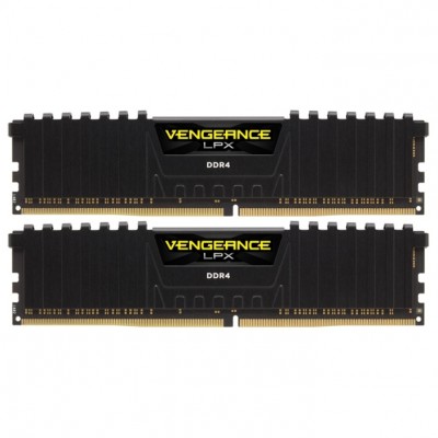 Пам'ять DDR4 16GB (2x8GB) 3200 MHz Vengeance LPX Black CORSAIR (CMK16GX4M2B3200C16)