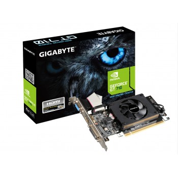 Вiдеокарта Gigabyte GeForce GT710 2GB DDR3 low profile (GV-N710D3-2GL)