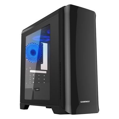 Корпус без БП GAMEMAX H602 ; Miditower, mATX,1xUSB 2.0, 1xUSB 3.0, 2xAudio черный
