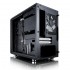 Корпус Fractal Design Nano S Window (FD-CA-DEF-NANO-S-BK-W) ; Minitower, Mini-ITX, Без блока питания, 2 x USB 3.0, 2 x Audio (микрофон, наушники), чер