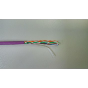 Кабель UTP 305м, cat 5e, CU, 4 pairs, 24AWG, LSZH, violet (KDUT8001-LSZH) KINGDA