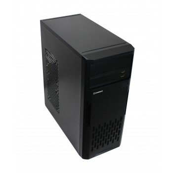 Корпус GAMEMAX ET-210-400W ; Miditower, ATX, 400Вт, 2xAudio, 2xUSB 2.0, черный