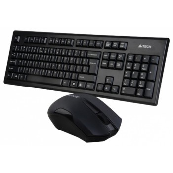 Клавиатура A4 Tech Комплект 3000N оптическая, черный, , мышь, радио интерфейс, BOX, Укр/ Рос/ Eng 3000N