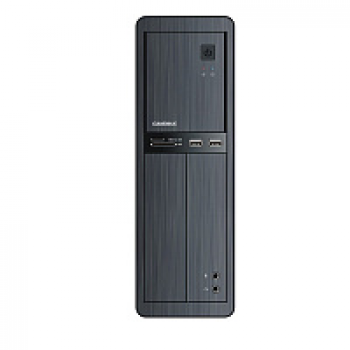 Корпус GAMEMAX ST-609 ; DeskTop, Micro - ATX, Mini - ITX, с блоком питания, 300 Вт, 2 x Audio (микрофон, наушники), 2 x USB 2.0