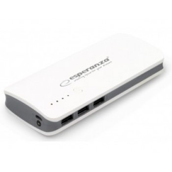 УМБ Esperanza 8000 mAh White/Grey EMP106WE - 8000 mAh White-Gre