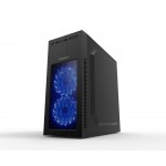 Корпус без БП GameMax MT520 Black 2 вентилятора сині фронтальні