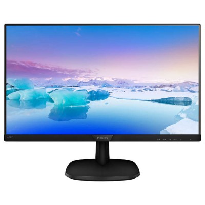 Монітор Philips 243V7QDSB/00 ; Діагональ дисплея - 23.8", тип матриці - IPS, покрытие - матовое