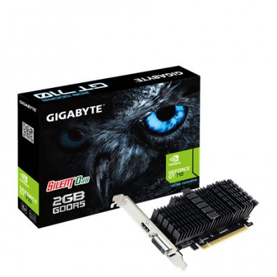 Вiдеокарта Gigabyte GeForce GT710 2GB DDR5 64bit silent (GV-N710D5SL-2GL)