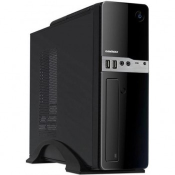 Корпус GAMEMAX ST607-400W ;  Slim Mini - ITX,
