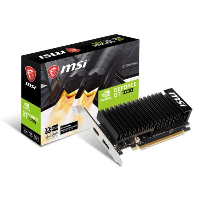 Вiдеокарта MSI GeForce GT1030 2048Mb Silent OC (GT 1030 2GHD4 LP OC)