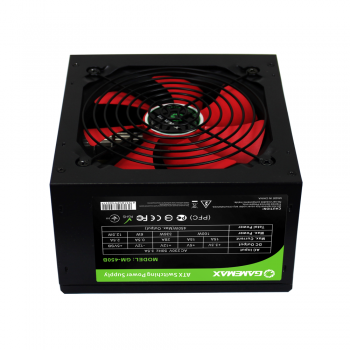 Блок живлення 450W GAMEMAX GM-450B ATX 20+4pin 1x4pin 1x6pin SATA разъемов 3