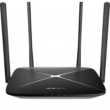 Роутер MERCUSYS AC12G 	2.4-5 ГГц 4 x 10/100/1000 Мбит/с IPTV 802.11ac DHCP PPPoE L2TP PPTP WDS 24мес
