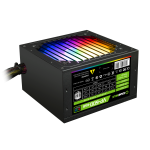 Блок живлення GAMEMAX ATX 600W,RGB,ко робочний, APFC, 12см вент,80+ VP-600-RGB