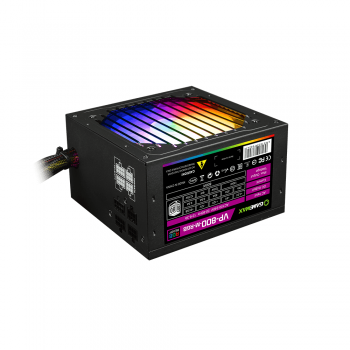 Блок живлення GAMEMAX ATX 800W,RGB,МОДУЛЬНЫЙ, APFC, 12см вент,80+ VP-800-M-RGB