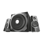 Акустична система TRUST  Tytan Subwoofer Speaker Set (19019) чорний, саб-деревина/сат-пластик, 20Вт+2*20Вт (RMS), 3.5 мм Mini-Jack 19 019